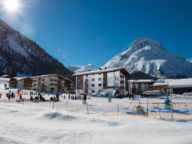 Pension Cafe Fritz Lech am Arlberg Ngoại thất bức ảnh