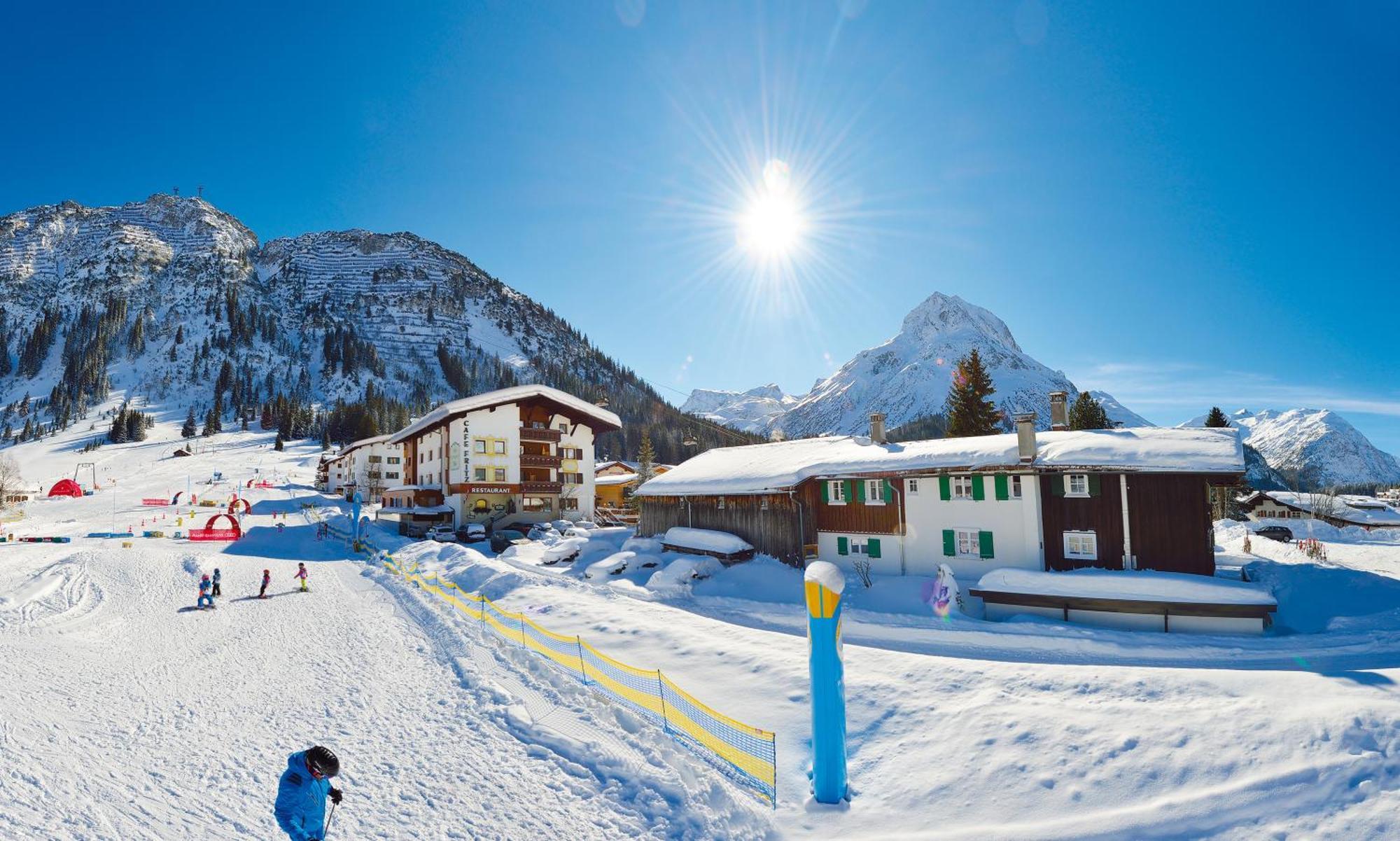 Pension Cafe Fritz Lech am Arlberg Ngoại thất bức ảnh